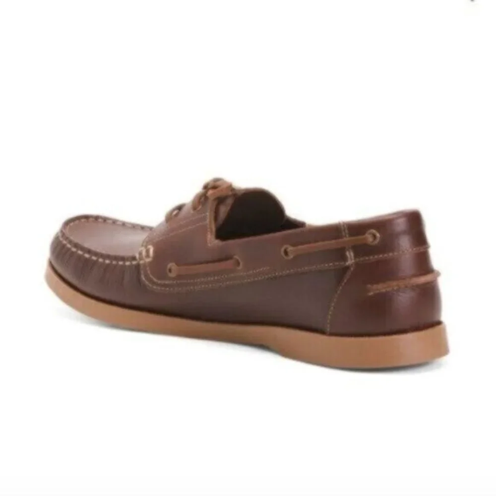 DANASSA Men's Made In Portugal Leather Drivers Loafers Brown Sz.45/ 12